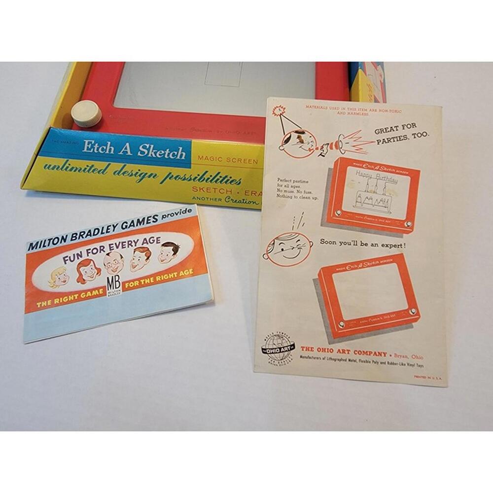 Vintage Ohio Art Magic Etch A Sketch No 505 Tested Preowned